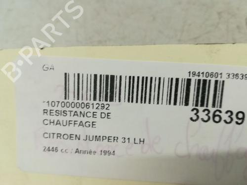 Used Heater resistor CITROËN JUMPER I Van (230L) 2.5 D (86 hp) 11677065