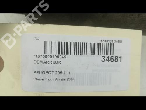Starter PEUGEOT 206 Hatchback (2A/C) 1.4 i | BP9598176M8 
