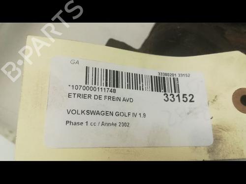 Used Right front brake caliper Right front brake caliper VW GOLF IV (1J1) 1.9 TDI (101 hp) 14877150 14877150