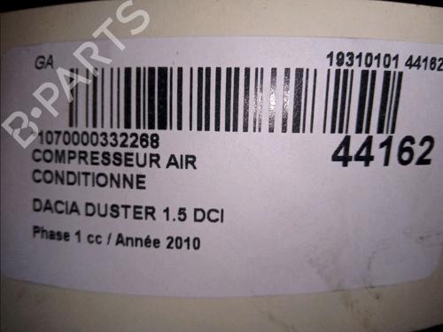 Used AC compressor DACIA DUSTER (HS_) 1.5 dCi 4x4 (HSMC, HSMD) (110 hp) 9830672