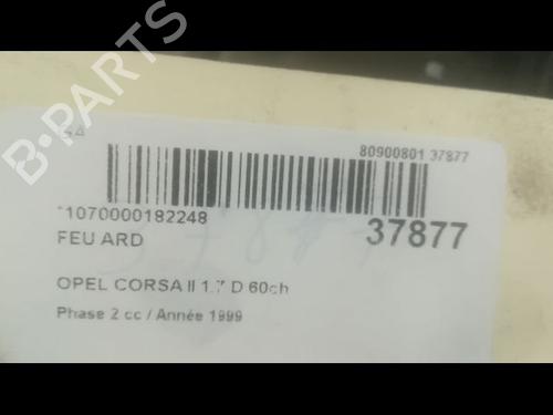 Used Right taillight OPEL CORSA B (S93) 1.7 D (F08, F68, M68) (60 hp) 23177941