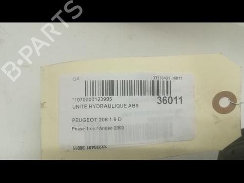 Used ABS pump ABS pump PEUGEOT 206 Hatchback (2A/C) 1.9 D (69 hp) 9605600 9605600
