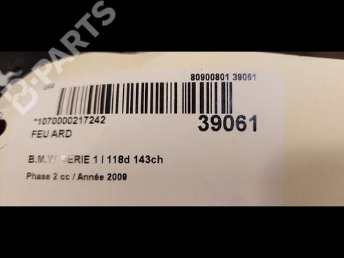 Right taillight BMW 1 (E81) 118 d | BP9606143C35 