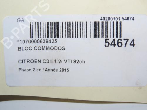 Used Steering column stalk CITROËN C3 II (SC_) 1.2 VTi 82 (82 hp) 31162640