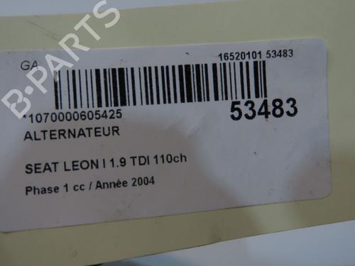 Alternator SEAT LEON (1M1) 1.9 TDI | BP36283529M7  - Image 5