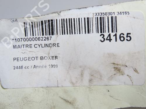 Used Brake master cylinder Brake master cylinder PEUGEOT BOXER Bus (230P) 2.5 D (86 hp) 9595110 9595110