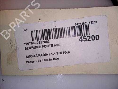 Used Front left lock Front left lock SKODA FABIA II (542) 1.4 TDI (80 hp) 11102904 11102904