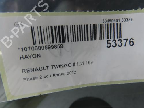 Bagklap CC/Kombi-Coupé RENAULT TWINGO II (CN0_) 1.2 16V (CN04, CN0B) (75 hp) 31121044