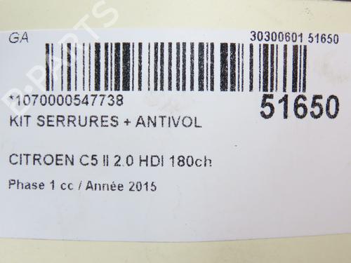 Elektronische module CITROËN C5 III Break (RW_) 2.0 HDi 180 (181 hp) 28801562