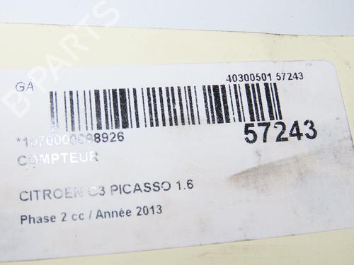 Instrument cluster CITROËN C3 Picasso (SH_) 1.6 HDI 90 | BP36395903C47  - Image 6