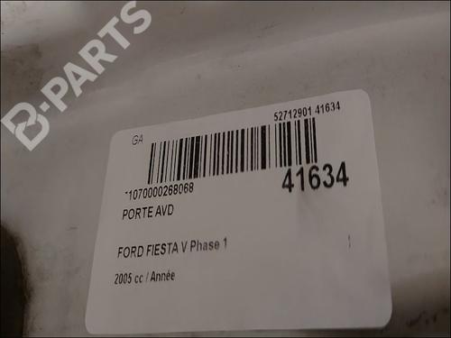 Right front door FORD FIESTA V (JH_, JD_) 1.6 16V | BP9612439C3 