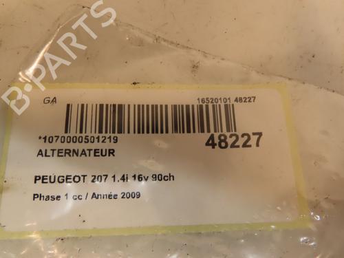 Used Alternator PEUGEOT 207 (WA_, WC_) 1.4 16V (95 hp) 16586347