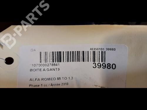 Glove box ALFA ROMEO MITO (955_) 1.3 MultiJet (955AXP1A, 955AYC1A) | BP9613844C95 