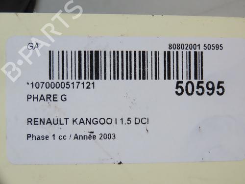 Left headlight RENAULT KANGOO (KC0/1_) 1.5 dCi (KC07) | BP18204724C28 