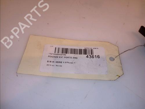 Rear right exterior door handle BMW 1 (F20) 118 d | BP12944210C130