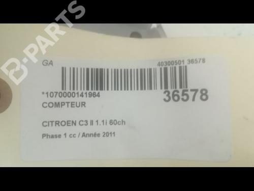 Instrument cluster CITROËN C3 II (SC_) 1.1 i | BP9600050C47 