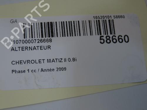 Alternator CHEVROLET MATIZ (M200, M250) 0.8 | BP36426813M7 - Image 4
