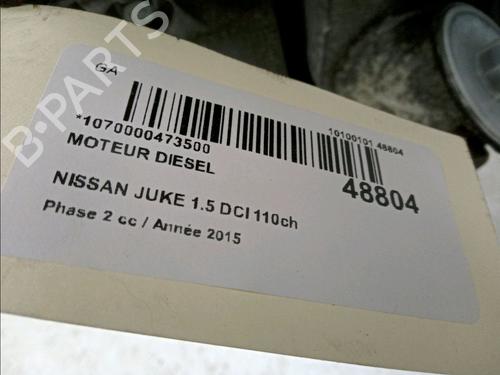 Engine NISSAN JUKE (F15) 1.5 dCi | BP17488196M1 