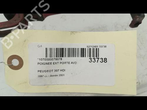 front-right-exterior-door-handle-peugeot-307-3ac-20-hdi-110-9101w8-2000-2001-2002-2003-2004-2005-2006-2007-2008-2009-2010-2011-2012-9596097 main image