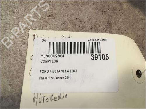 Used Instrument cluster FORD FIESTA VI (CB1, CCN) 1.4 TDCi (70 hp) 9607045