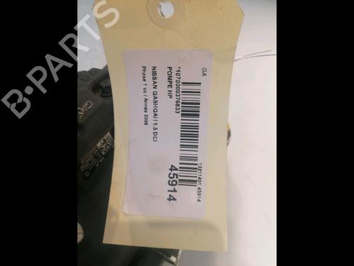Injection pump NISSAN QASHQAI / QASHQAI +2 I (J10, NJ10, JJ10E) 1.5 dCi | BP15841736M78 