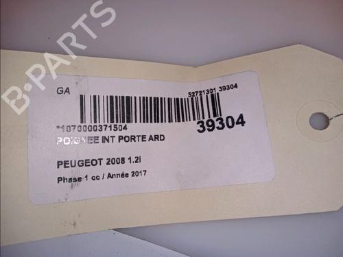 Used Rear right interior door handle Rear right interior door handle PEUGEOT 2008 I (CU_) 1.2 THP 110 / PureTech 110 (110 hp) 11103248 11103248