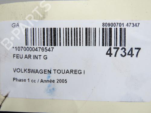 Left tailgate light VW TOUAREG (7LA, 7L6, 7L7) 5.0 V10 TDI | BP32432988C79