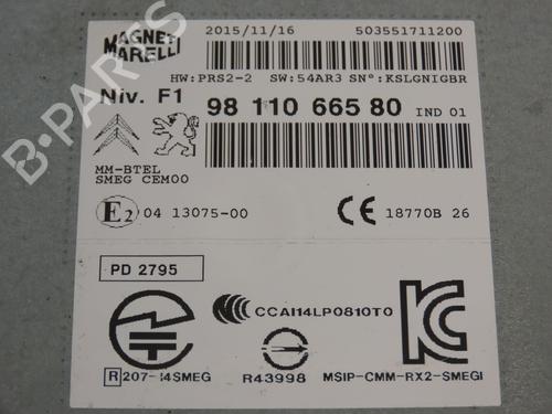 Radio PEUGEOT 208 I (CA_, CC_) 1.2 VTI 82 | BP24358914E6