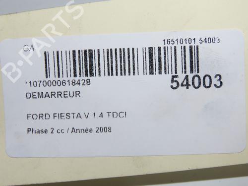 Used Starter Starter FORD FIESTA V (JH_, JD_) 1.4 TDCi (68 hp) 32377289 32377289