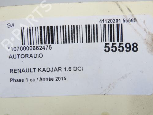 Radio RENAULT KADJAR (HA_, HL_) 1.6 dCi 130 (HLA4) | BP33032153E6  - Image 8