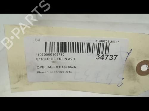 Right front brake caliper OPEL AGILA (B) (H08) 1.0 (F68) | BP14877239M104 