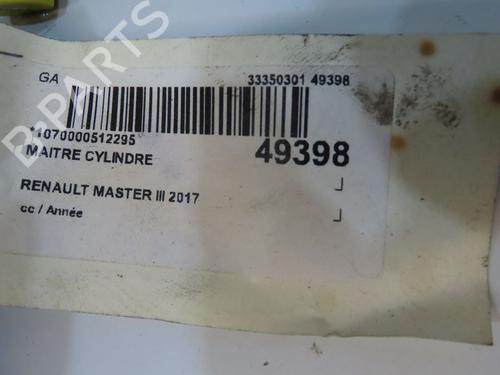 Used Brake master cylinder Brake master cylinder RENAULT MASTER III Van (FV) 2.3 dCi 145 FWD (FV0E, FV0F, FV0H, FV02, FV0M, FV0S,... (146 hp) 36345247 36345247