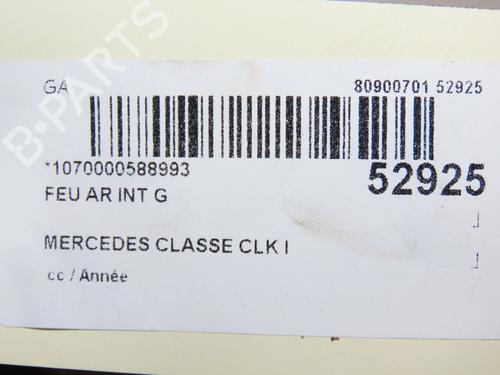 Used Left tailgate light MERCEDES-BENZ CLK (C208) CLK 230 Kompressor (208.347) (193 hp) 28969509