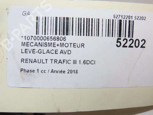 Used Front right window mechanism RENAULT TRAFIC III Van (FG_) 1.6 dCi 125 (FGMH) (125 hp) 28572992