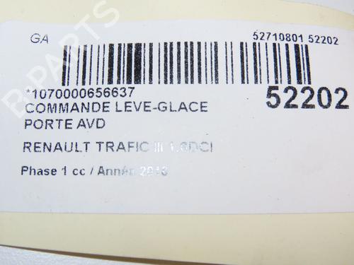 Switch RENAULT TRAFIC III Van (FG_) 1.6 dCi 125 (FGMH) | BP28801892I30 