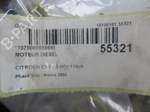 Used Engine CITROËN C5 I (DC_) 2.0 HDi (DCRHZB, DCRHZE) (109 hp) 30188522
