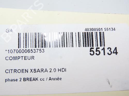 Instrument cluster CITROËN XSARA Break (N2) 2.0 HDI 90 | BP29415156C47 