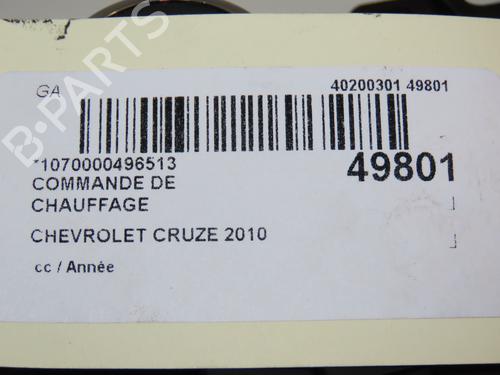 Used Climate control CHEVROLET CRUZE (J300) 1.8 (141 hp) 18342668