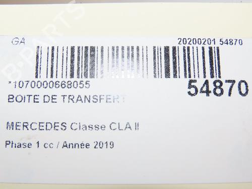Transfer box MERCEDES-BENZ CLA (C118) AMG CLA 35 4-matic (118.351) | BP29345190M36  - Image 8