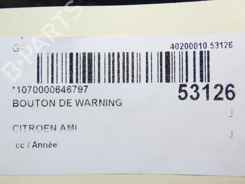 Warning switch CITROËN AMI (9A_) Electric (9AZ2CA) | BP36494313I22 - Image 5