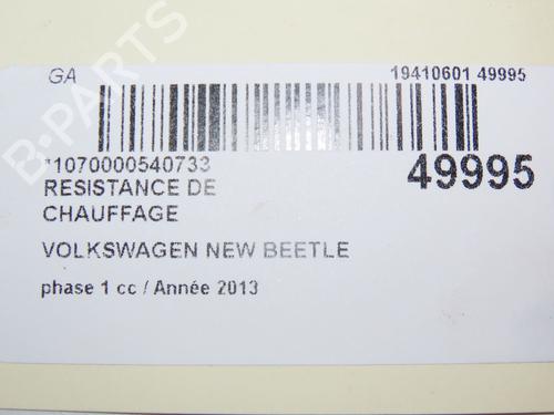 Heater resistor VW BEETLE (5C1, 5C2) 1.6 TDI | BP28967205M108 - Image 5