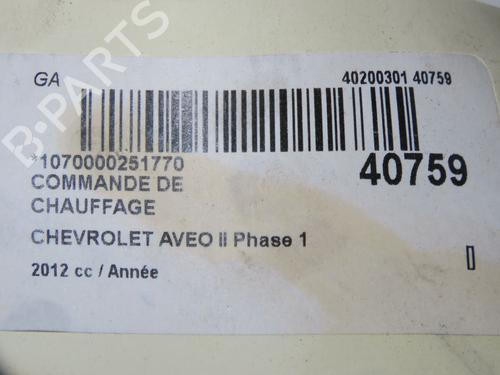 Comando chauffage Comando chauffage 36494411 36494411