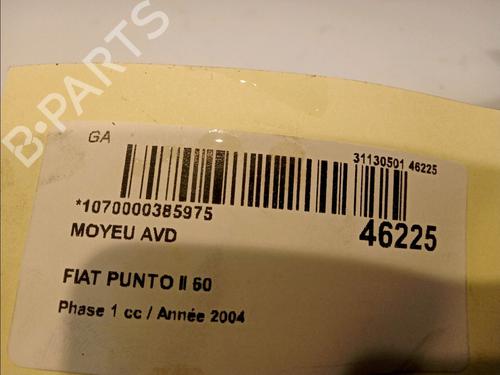 Left front steering knuckle FIAT PUNTO (188_) 1.2 60 (188.030, .050, .130, .150, .230, .250) | BP23173237M25 