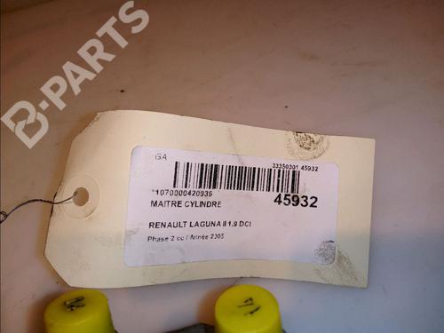 Brake master cylinder RENAULT LAGUNA II Grandtour (KG0/1_) 1.9 dCi (KG1A, KG1W, KG0G) | BP11976457M77 
