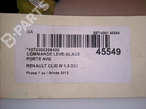 Left front window switch RENAULT CLIO IV (BH_) 1.5 dCi 90 | BP11103022I27 