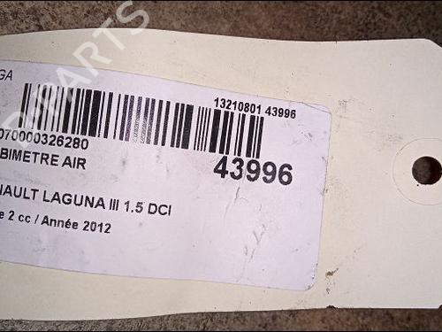 Used Mass air flow sensor RENAULT LAGUNA III (BT0/1) 1.5 dCi (BT00, BT0A, BT0T, BT1J) (110 hp) 9618788