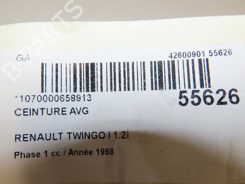 Front left belt tensioner RENAULT TWINGO I (C06_) 1.2 (C066, C068) | BP29379922C87 