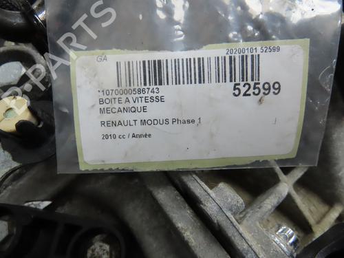 Used Gearbox RENAULT MODUS / GRAND MODUS (F/JP0_) 1.5 dCi (FP0G, JP0G) (68 hp) 28967284