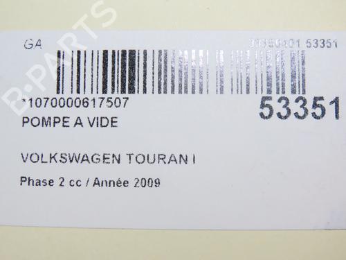 Used Vacuum pump VW TOURAN (1T1, 1T2) 2.0 TDI 16V (140 hp) 28967665