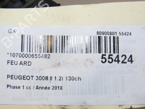 Right taillight PEUGEOT 3008 II SUV (MC_, MR_, MJ_, M4_) 1.2 THP/ PureTech 130 (MRHNSM, MRHNSU, MRHNSJ, MRHNYW,... | BP29216050C35 